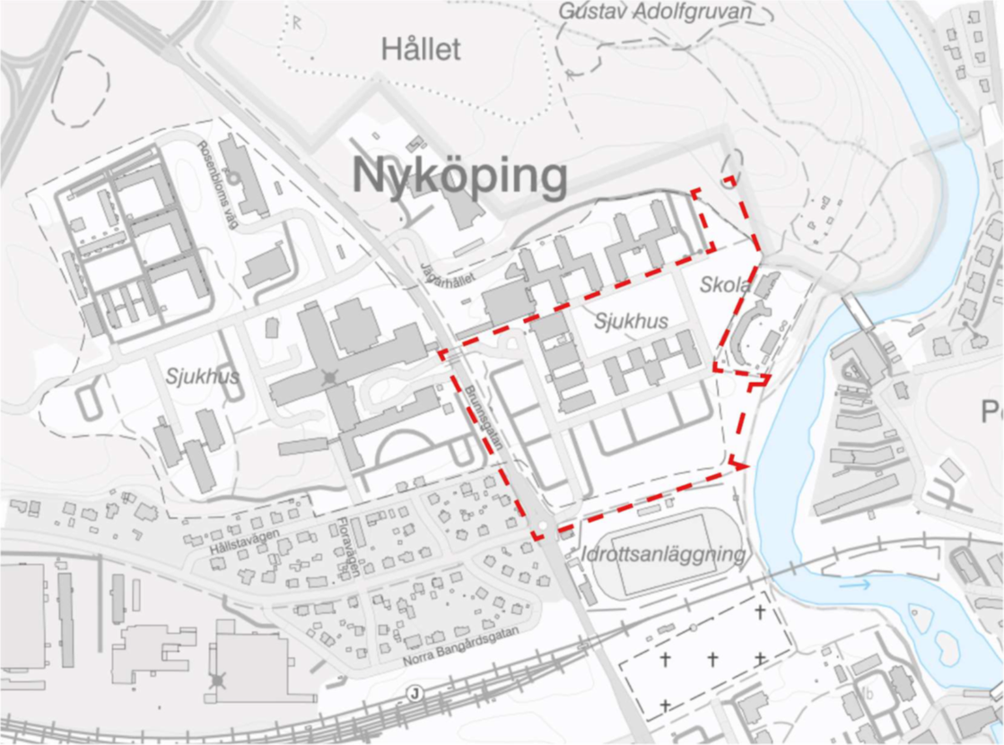 Bilden visar aktuellt planområde