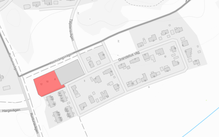 karta över kyrkvägen 1